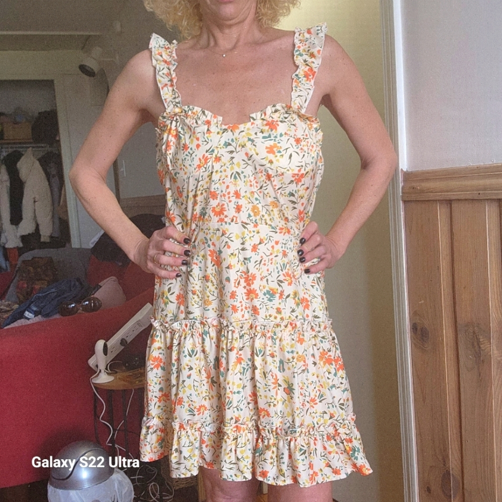 CBR Yellow Silky Sundress